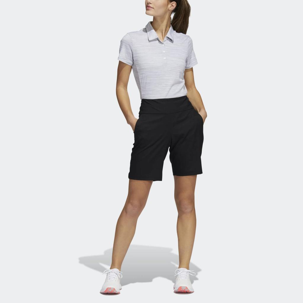 Adidas Solid Color Side Pocket Plain Straight Leg Shorts Women shorts Black HA3410