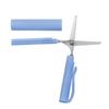 1pc Stainless Steel Mini Folding Scissors Portable Creative Pen-Style Design DIY Paper-Cutting Art Tool School Office Supplies