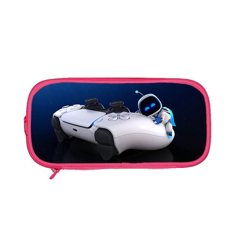 Astro Bot Space Robot Double Layer Pen Case For Kids School Supplies And Stationery Storage
