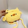 Knitted Crossbody Bag for Women, Lightweight, Cute, Shoulder Outdoor Shopping