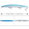 18.5cm Silver/Black Carp, Bass & Mandarin Fish Floating Minnow Popper Lure - 22.3g