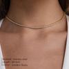 St. Delan European & American Fashion Zircon Tennis Necklace