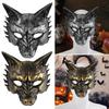 Half Face Halloween Mask Animal Cosplay Mask Creative Masquerade Mask  Women