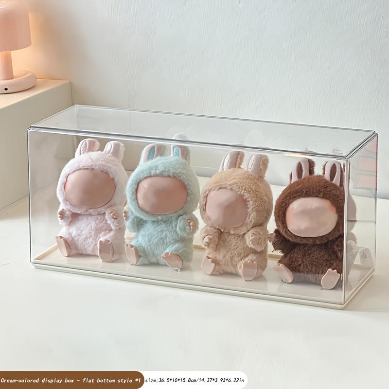 

blind box collection display stand with/without blocks, suitable for labubu, mystery box organizers, and doll enthusiasts
