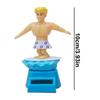 Dash Ornament Bobble Head Dancer Figurines Shaking Ornament Dancing Toys Ornaments Car Interior Doll Ornament Car Bobbleheads