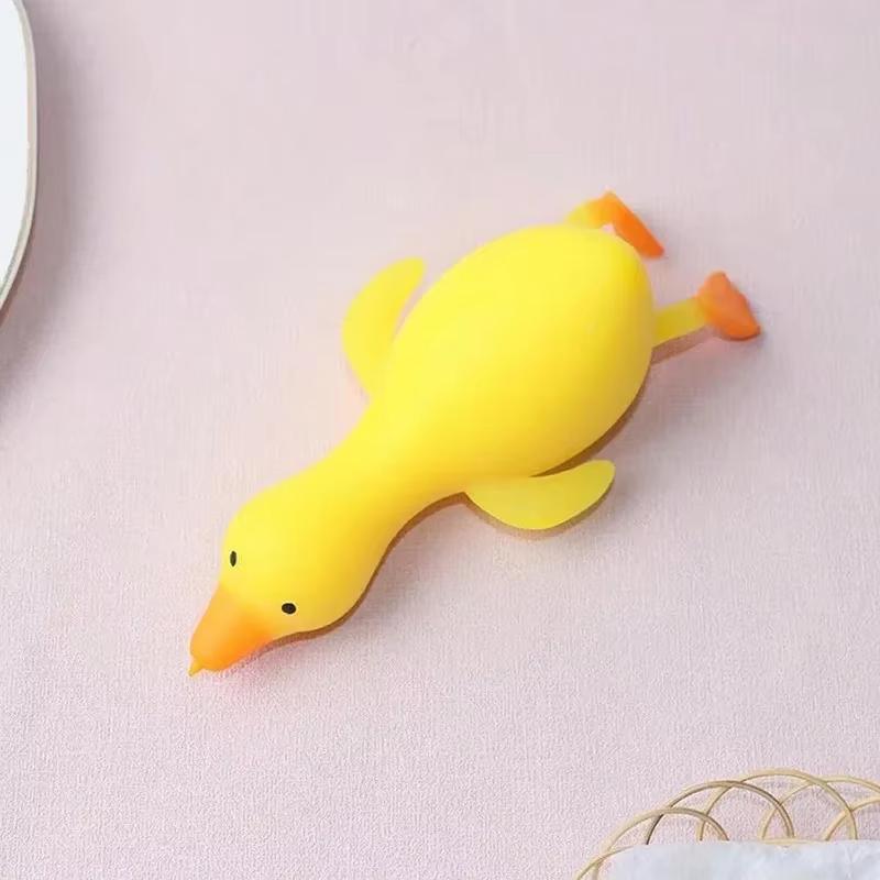 Roasted Glittering Maltose Squishy Duck Cute Stress Relief Squeeze Soft Slow Rising Funny Fidget Kids Adults Birthday Party Gift