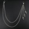 Punk Pants Chain Gothic Skull Decorative Waist Keychain Premium Hip-hop Jewelry for Men Women Holiday Gifts