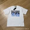 Unisex Streetwear Oversized Cotton T-Shirt With Satoshi Nakamoto Letter Print Casual Wear