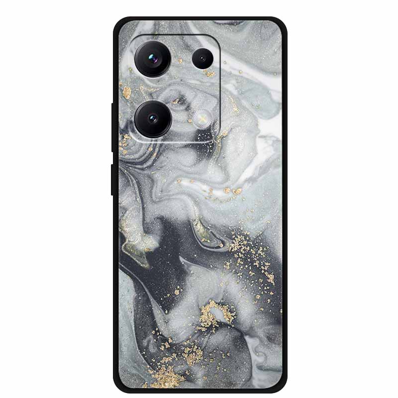 For Redmi Note 14S Case Note14S Marble Back Soft Cover Bumper TPU Phone Case For Xiaomi Redmi Note 14 S Silicone Shells Funda