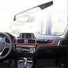 Real Carbon Fiber Car Interior Dashboard Panel Trument Trim Cover Suitable for BMW 1 2 Series F20 F21 F22 F23 2017- LHD
