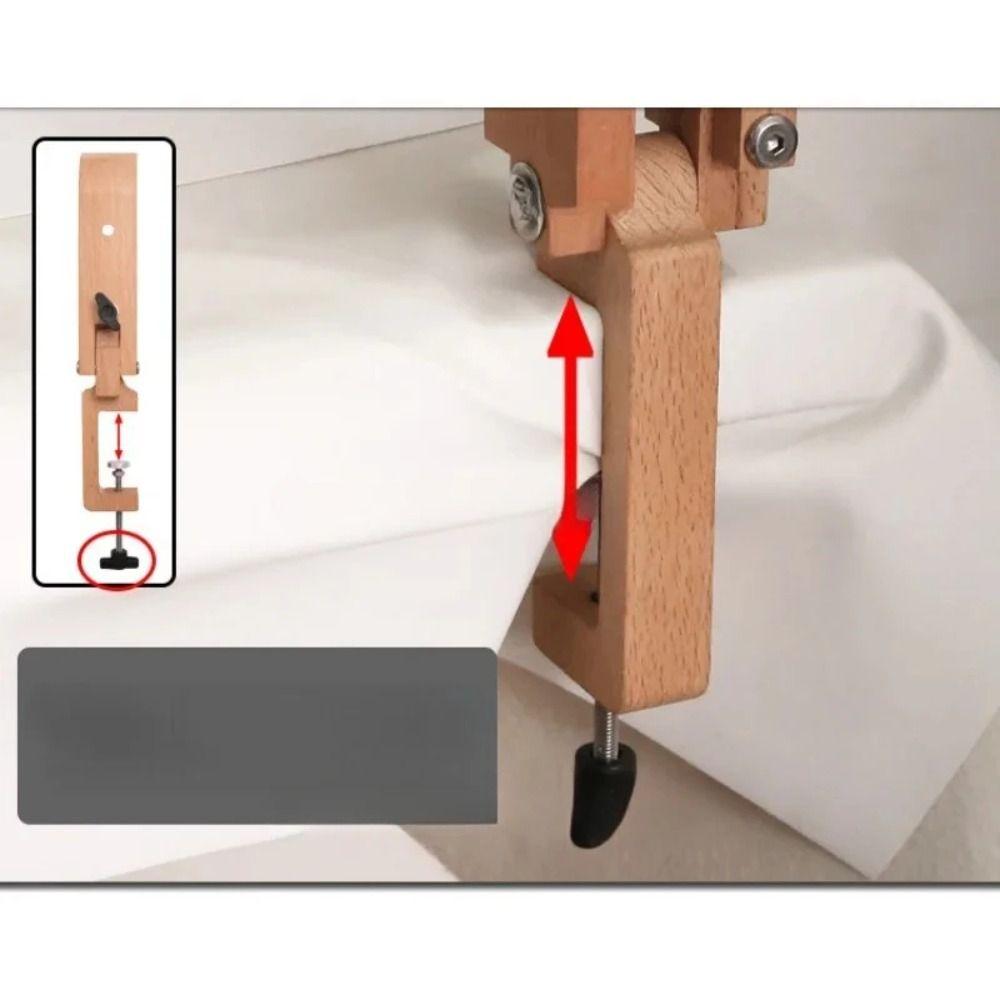 Hand Stitching Foldable Wooden Clamp Adjustable Leather Tool Wood Sewing Clip  DIY Tools