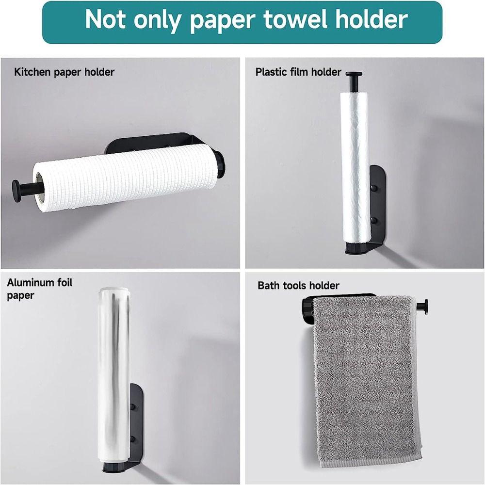 Klebe Wandhalter Küchenrollenhalter Bohrlos Rollenpapier Spender Badezimmer