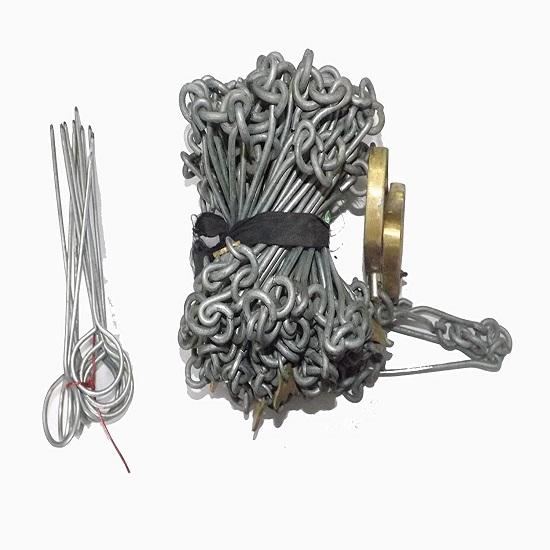 SURVEY CHAIN GI WIRE 66 FEET WITH brass tag  10 ARROW FREE