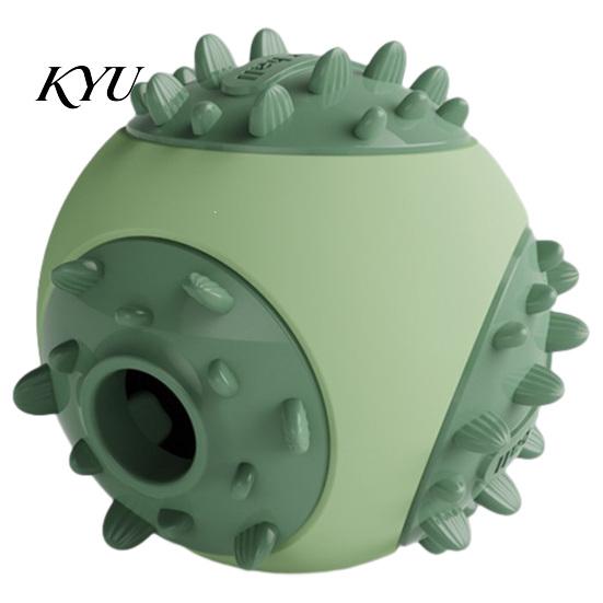 Long Lasting Dog Chews Treat Dispenser Ball, Interactive Chew Toy, Food Colorful Pet Enrichment Toys Dispensing Puzzle Feeder, Teeth Cleaning Toy for