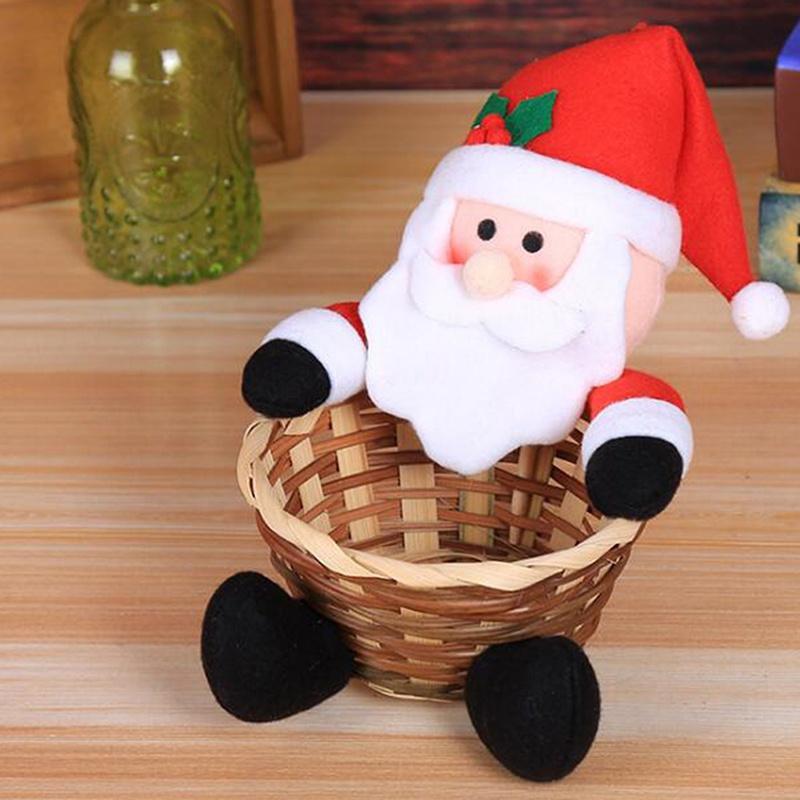 Christmas Decoration Small Candy Box Christmas Decoration Candy Basket Christmas Tabletop Decoration Children Candy Basket