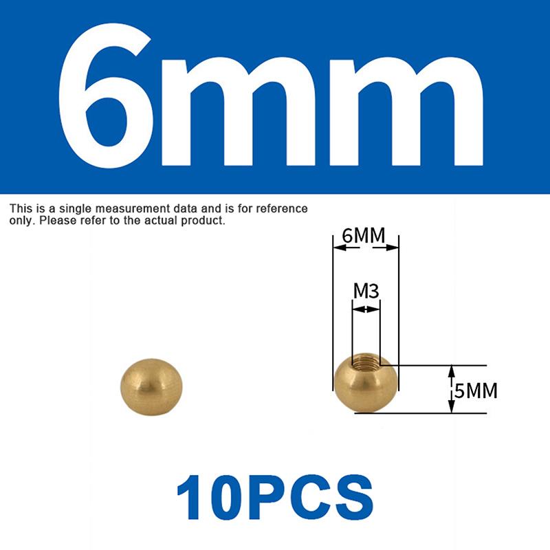 1/2/5/10Pcs Pure Brass Internal Thread Nut Lighting Accessories Decorative Cap M6/M8/M10/M12/M15/M16/M20