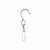 10pcs Swivel Hooks Clips for Hanging Wind Spinners Wind Chimes Crystal Twisters Party Tools Kitchen Bedroom Rotating S Hooks