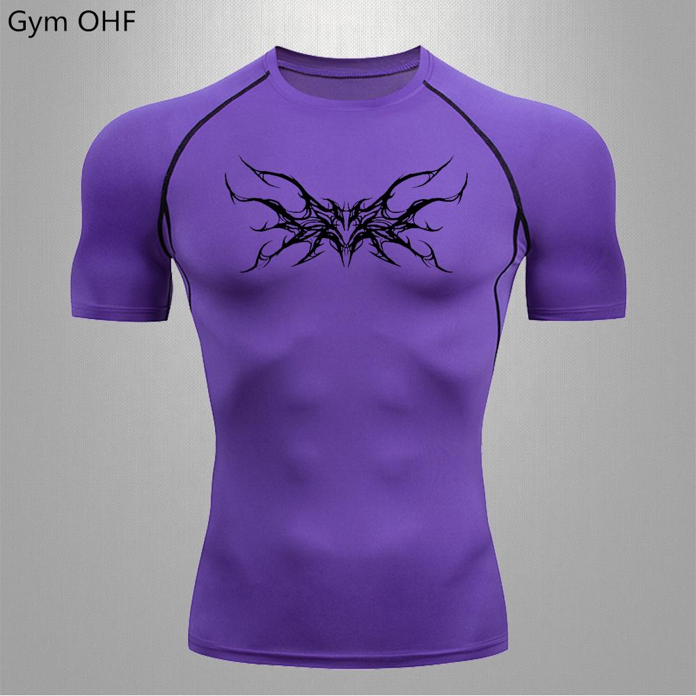 Man Compression T Shirt Gym Fitness Training Running Quick Drying Sports Shirt Summer Shaping Slimming Comfortable Men T Shirts