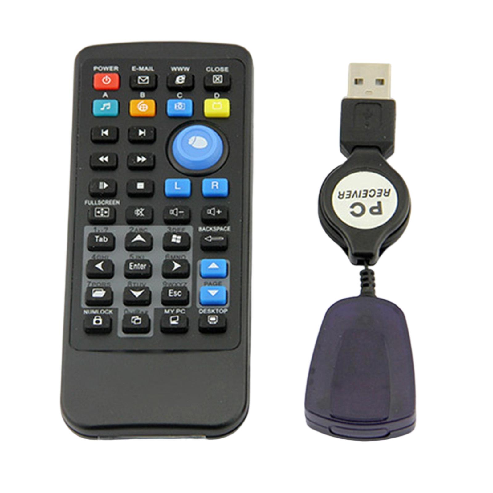 Wireless Mouse Remote Controller Mouse Keyboard Center Controller USB Receiver Laptop Wireless Media IR Remote Control 1