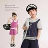 LUSON Girls' Summer Breathable T-Shirt & Casual Pants