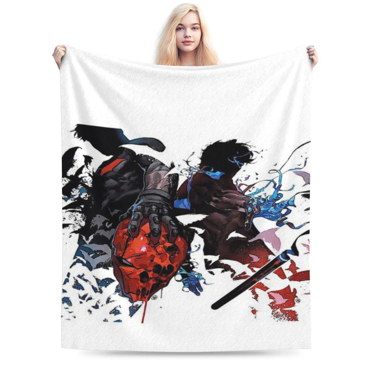 

Red Hood And Nightwing Personalized Soft Decorate Home An UltraSoft Micro Fleece Blanket 75x100cm 30x40in