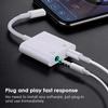 Xiaomi OTG Headphones Adapter 2 in 1 for iOS to 3.5mm Charging Jack Audio AUX Cable for iPhone 14 13 12 11 X Pro Max Phone Accessories