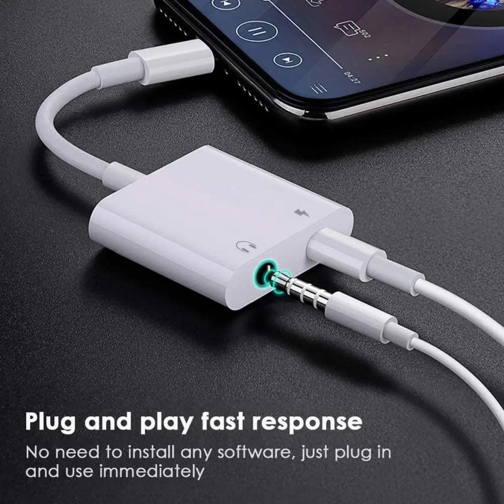 Xiaomi OTG Headphones Adapter 2 in 1 for iOS to 3.5mm Charging Jack Audio AUX Cable for iPhone 14 13 12 11 X Pro Max Phone Accessories