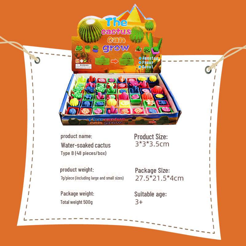 

Пропитанная водой расширенная игрушка-имитация кактуса для детей