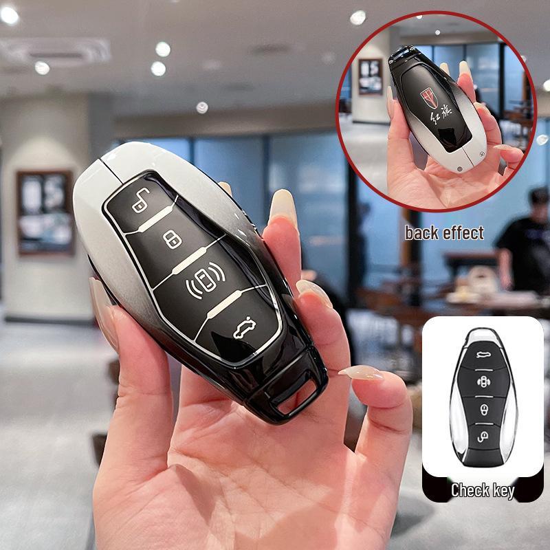 Key Cover for 2025 Hongqi H5, 2024 H6, H9, Tiangong 08HQ9, HS5, HS7, HS3, EH7 Models