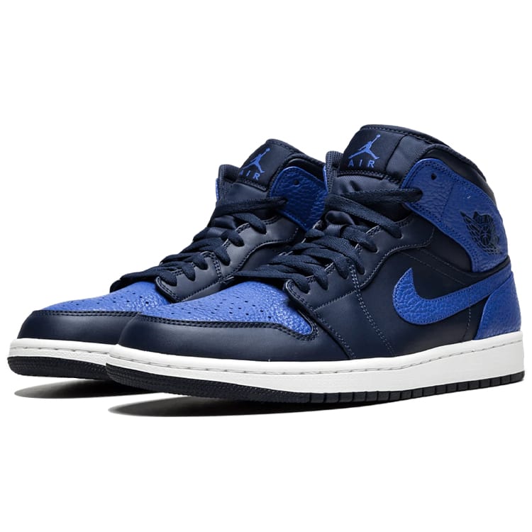 Jordan 1 Mid Obsidian Game Royal 554724-412
