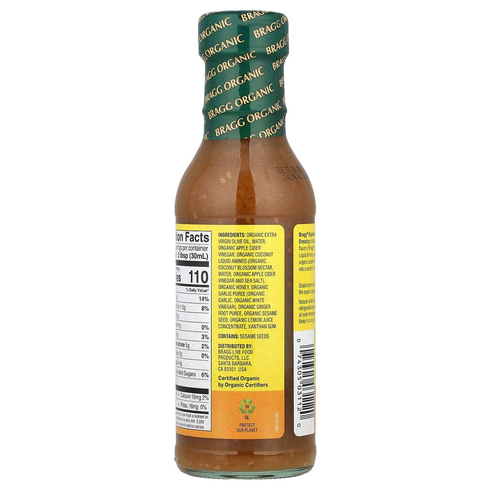 iHerb Dressing & Marinade with Apple Cider Vinegar, Ginger & Sesame 354ml (12 fl oz)