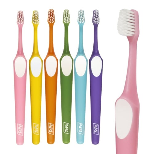 TePe Supreme Compact Toothbrush (Color Random) - 5 Brushes