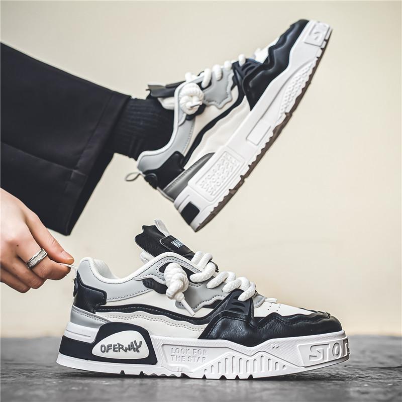 Herrenschuhe Sneakers Herren Freizeitschuhe Freizeit Luxus Herren Wanderschuhe Chunky Trend Stakeboard Schuhe für Männer Sport Laufschuhe Herrenschuhe