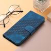 For iPhone 17 Pro Leather Case with Wrist Strap Diamond Imprint Wallet Phone Cover