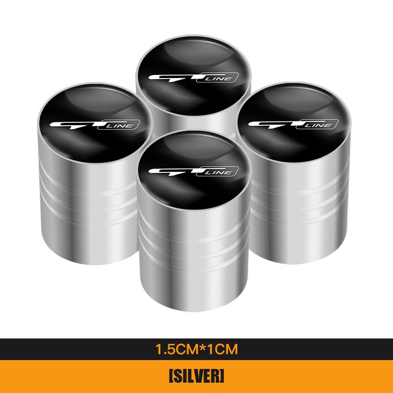 4Pcs Metal Car Wheel Tire Valves Caps Waterproof Dustproof Cover For KIA K8 Proceed RIO Ceed Sonet Picanto Sorento Niro Borrego xkbn81