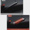Carbon Pattern Car Handbrake Cover with Mahogany Handle - Personalize Your Ride with Style Modification 506