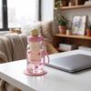 BPA Free Portable Straw Cup Large Capacity Drinking Bottle With Tea Infuser  Travel