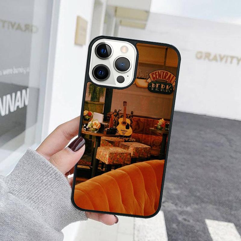 Friends Central Perk Poster Phone Case For iPhone 17 Air 15 16 Cover 11 13 14 Pro Max 12 Plus Max Fundas