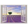 Canvas Print, Window - Lavender Field