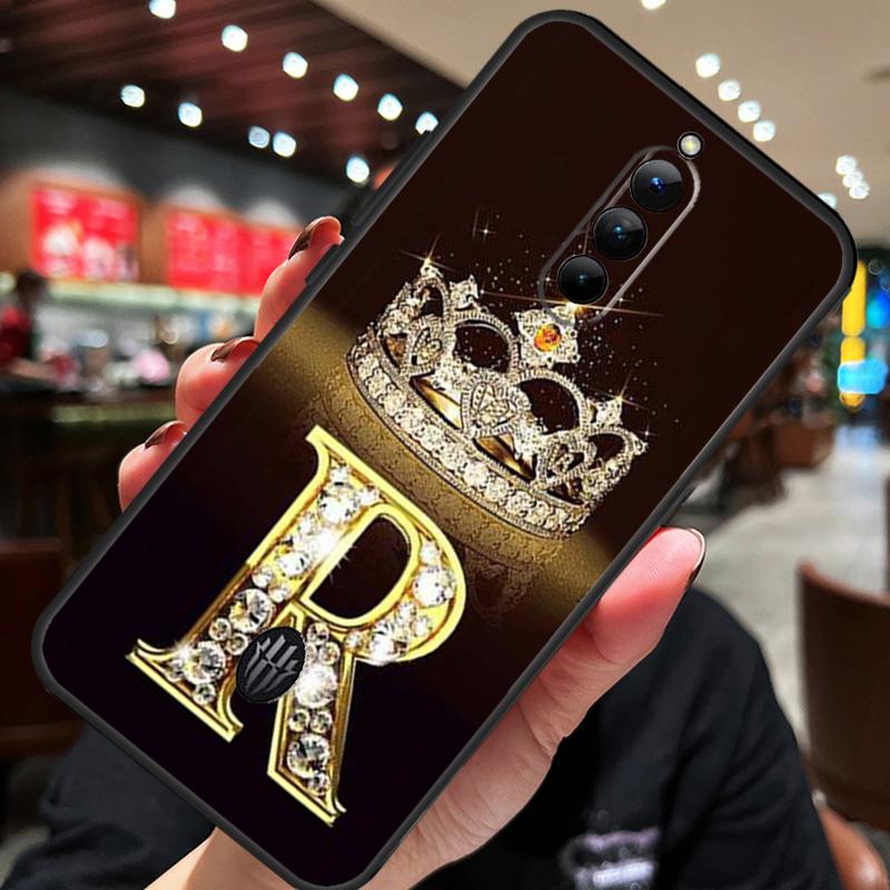 

Letter Monogram Gold Marble Case For ZTE Nubia Red Magic 10 Air 7 6S 7S Pro Red Magic 11 10 9 8 8S 9S 10S Pro Plus Cover Red Magic 8 Pro Plus