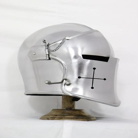 Medieval Barbuta Helmet Knight Templar Crusader Armor Comfortable for LARP Cosplay Best Gift