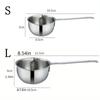 Durable Butter Melting Pot 304 Stainless Steel Small Cooking Pot Oil Sprinkling Small Pot  Home