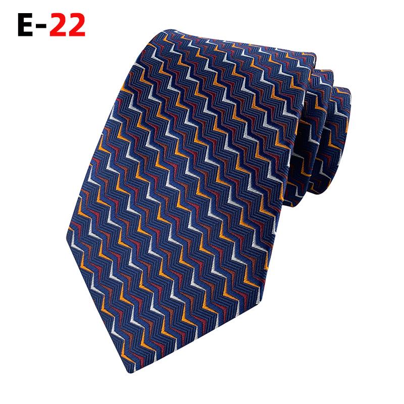 2026 Men's Houndstooth Gold Tie - Perfect for Weddings and Business