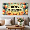 Happy Retirement Airplane Decoration Balloon Elements Retirement Celebration for Party Decoration Event Decoration Indoor Use