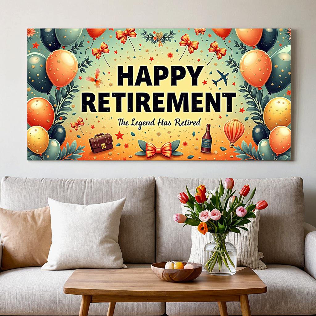 Happy Retirement Airplane Decoration Balloon Elements Retirement Celebration for Party Decoration Event Decoration Indoor Use