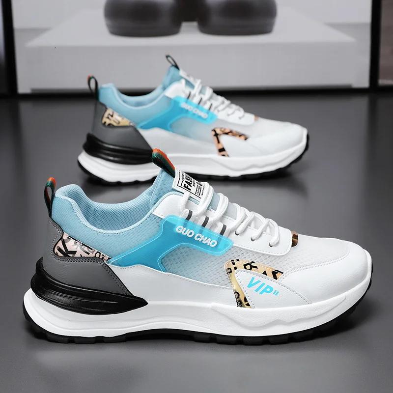 Модные мужские кроссовки весна-осень брендовые вулканизированные туфли модные кроссовки — фото 5