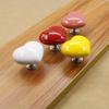 Creative Drawer Handle Heart Shape Wear-resistant Furniture Accessories Sturdy Cute Ceramic Cabinet Knobs for Cupboard