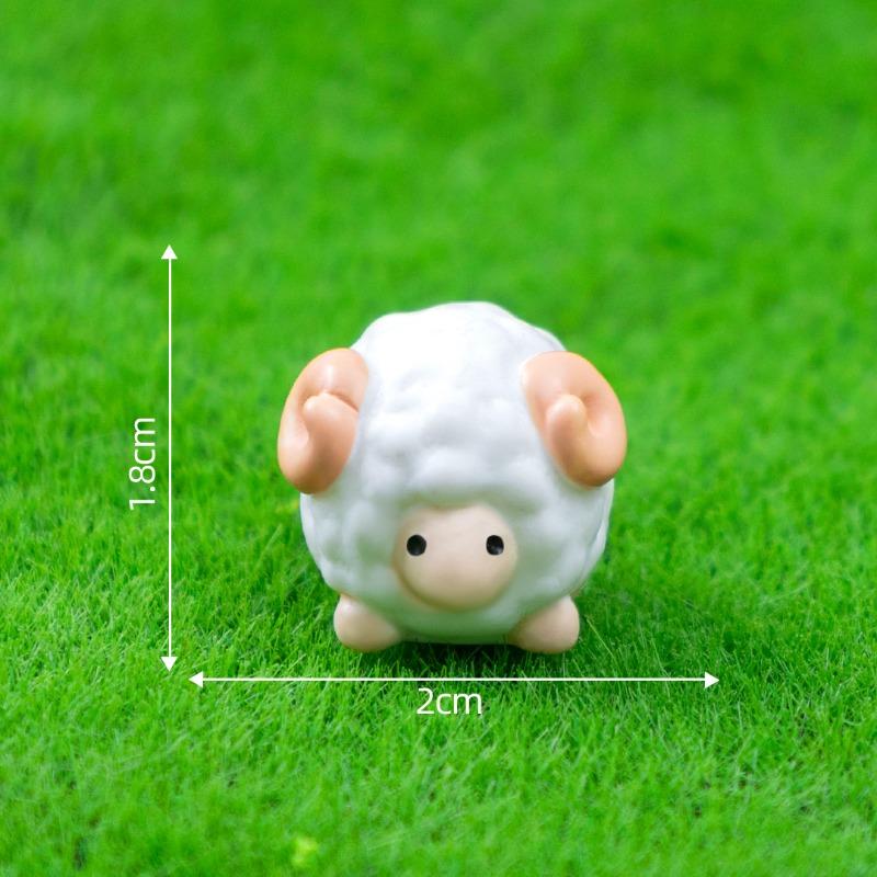 Moss Micro-landscape Cute Little Sheep Cute GrainsGarden Landscaping Decorative Items Accessories Miniature Ornaments
