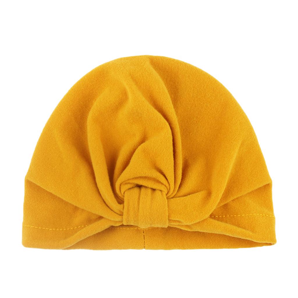 Bohemian-Style Baby Pullover Hat: Soft & Comfortable Knotted Infant Cap