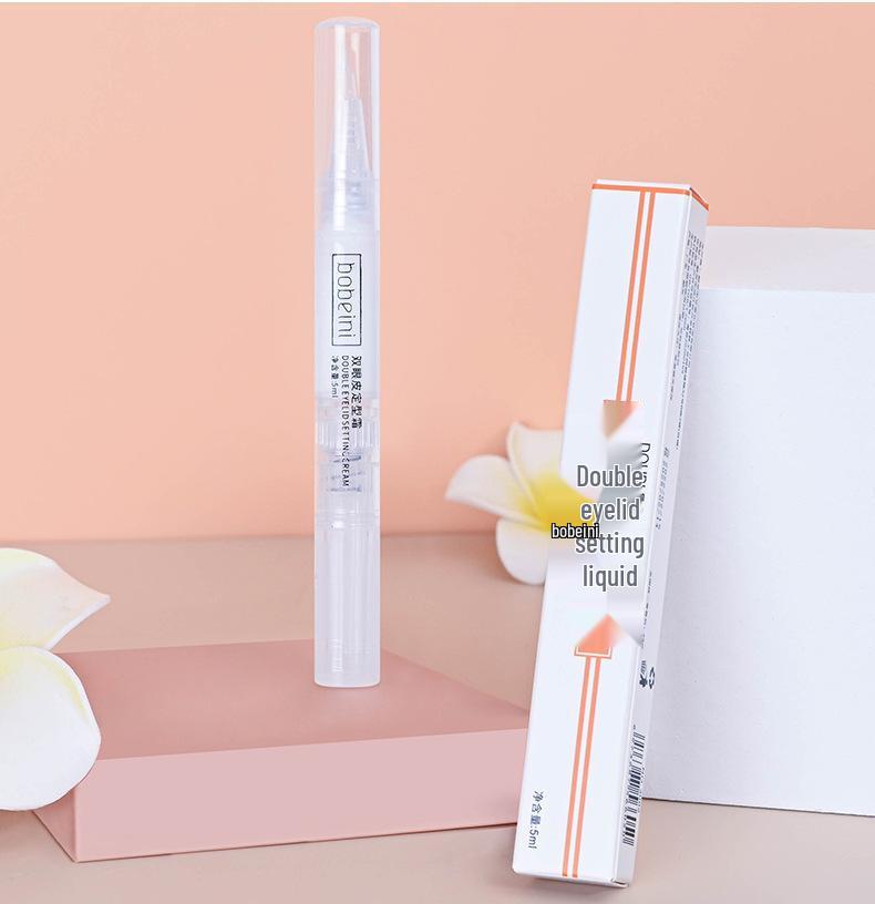 Celebrity Style Double Eyelid Shaping Cream & Tape Set for a Natural Look